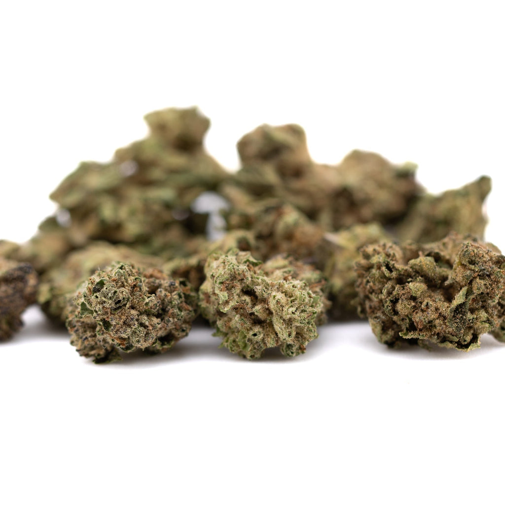 Pile of dried Jokerz THCa Hemp Flower Full-Term Smalls wholesale product